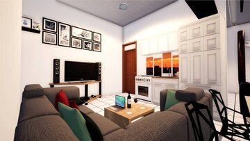 Interior design of apartment